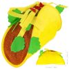 Taco Costume Funny Food Costume Unisex Adult Taco Hat Mexican Taco Apron Hang Neck Apron Halloween Food Festival