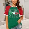 Mexico Shirts for Women: Mexican Graphic Tees Mexican Tops Casual Vacation Short Sleeve T Shirts