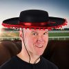 Mexican Sombrero Hat For Adult, Large Festival Sombrero Hats, Wide Brim Cosplay Costume With Pom-Poms, Mexican Party Dress Up