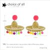 Cinco De Mayo Earrings Fiesta Earrings for Women Colorful Mexico Earring for Men Fiesta Party Supplies Mexican Carnival Earring