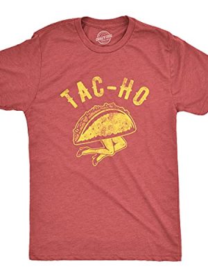 Mens Tac-Ho T Shirt Funny Taco Mexican Food Novelty Sarcastic Tee