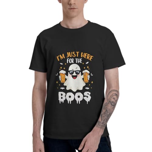 Halloween Pumpkin Ghost T-Shirt Christmas Tshirt T-Shirts T Shirt for Men & Women Cotton Thanksgiving Tee