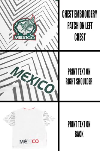 National Mexico Soccer Jersey World Futbol Cup Team Sports Uniform Futsal Athletic Top Shirt