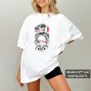 Yes I'm Both of Them Shirt – Half Mexican American T-Shirt, Mexico America USA Flag, Woman Messy Bun Top, Statement Gift Tee
