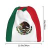 Mexico Flag Multifunction Beanie Hats for Men Women Mexican Soft Stretch Skull Cap Fashion Scarf for Jogging Cycling