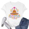 Womens Cinco De Mayo Shirt Mexican Fiesta Party Tshirt Sombrero Tee Top