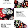 Men's Halloween Novelty Button Down Long Sleeve Shirt, S-4XL