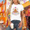 Womens Cinco De Mayo Shirt Mexican Fiesta Party Tshirt Sombrero Tee Top