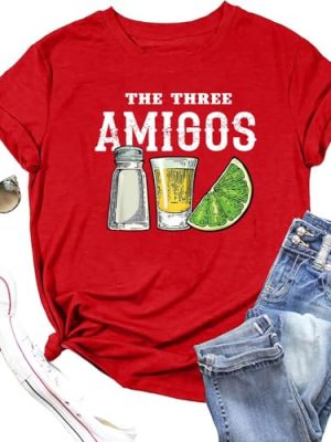 Cinco De Mayo Shirts for Women Let's Fiesta T Shirt Mexican Festival T Shirts Casual Mexico Vacation Party Tops