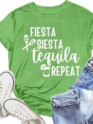 Cinco De Mayo Shirts for Women: 5 De Mayo Tshirt Mexican Fiesta Tee Tops