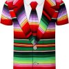Men's 3D Pattern Festival T-Shirts Short Sleeve Holiday Novelty Casul Tee