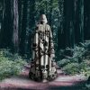 Mexican Skull print Halloween Hooded Robe Cloak for Adult Men Women Wizard Vampire Knight Fancy Cape Costume