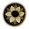 Authentic Mariachi Charro Sombrero - Traditional Mexican Hat with Unique Embroidery, Black Gold (Design and Color May Vary)