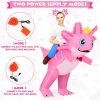 Inflatable Axolotl Costume for Kids Adult, Funny Halloween Ride on Axolotl Blow Up Costumes with Headband for Women
