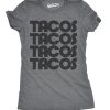 Womens Tacos Tacos T Shirt Funny Retro Tee for Ladies