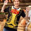 Unisex Kids Halloween Funny Short Sleeve Tee Shirt Cute Print Top 4-14 Years