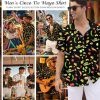 Men's Cinco De Mayo Shirt Funny Short Sleeve Button Down Mexican Shirts
