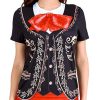 Women's Mariachi T-Shirts Graphic Short Sleeve Mexican Fiesta Costume