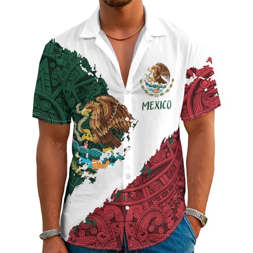 Hawaiian Shirts for Men Short Sleeve Casual Novelty Printed Hawaiian Shirt Button Down Aloha Shirts