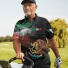 Colorful Hawaiian Polo Shirts for Men Casual Mens Polo Shirts Short Sleeve Golf Shirts for Men