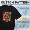 Cinco de Mayo Mexican Taco Guitar Graphic Unisex T-Shirt for Women Or Men Boys Girls Gift