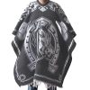 Reversible Mexican Ponchos for Men and Women Sarape Pancho Men Sarapes Mexicanos Costume Outfit