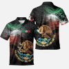 Colorful Hawaiian Polo Shirts for Men Casual Mens Polo Shirts Short Sleeve Golf Shirts for Men