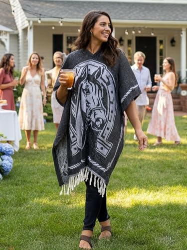 Reversible Mexican Ponchos for Men and Women Sarape Pancho Men Sarapes Mexicanos Costume Outfit