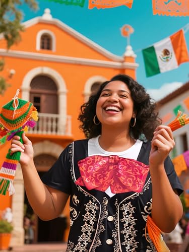 Women's Mariachi T-Shirts Graphic Short Sleeve Mexican Fiesta Costume