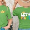 Cinco De Mayo T Shirt for Women: Let's Fiesta Shirts Funny Mexican Party Tee Sombrero 5 De Mayo Graphic Tops