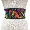 Traditional Embroidered Mexican Belt Tassel Waist Belt Adjustable Belt Day Of The Dead Ethnic Boho Party Belt E1
