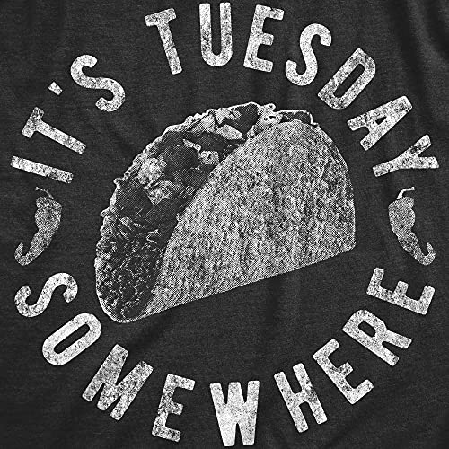 Crazy Dog Mens Funny Taco T Shirts Adult Humor Mexican Food Tees for Guys