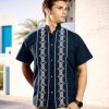 Mexican Shirts for Men - Guayabera Shirts for Men, Elegant 100% Cotton, Made in Mexico, guayaberas para Hombre