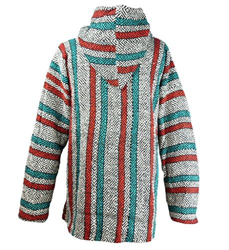 Premium Baja Hoodie Sweatshirt Pullover Jerga Poncho