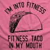 Womens Fitness Taco Funny Gym T Shirt Cool Humor Graphic Muscle Tee for Ladies