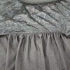 Womens Short Sleeve Mexican Shirts Pleated Front Floral Embroidered Tee Shirt Loose Peasant Tunic Tops